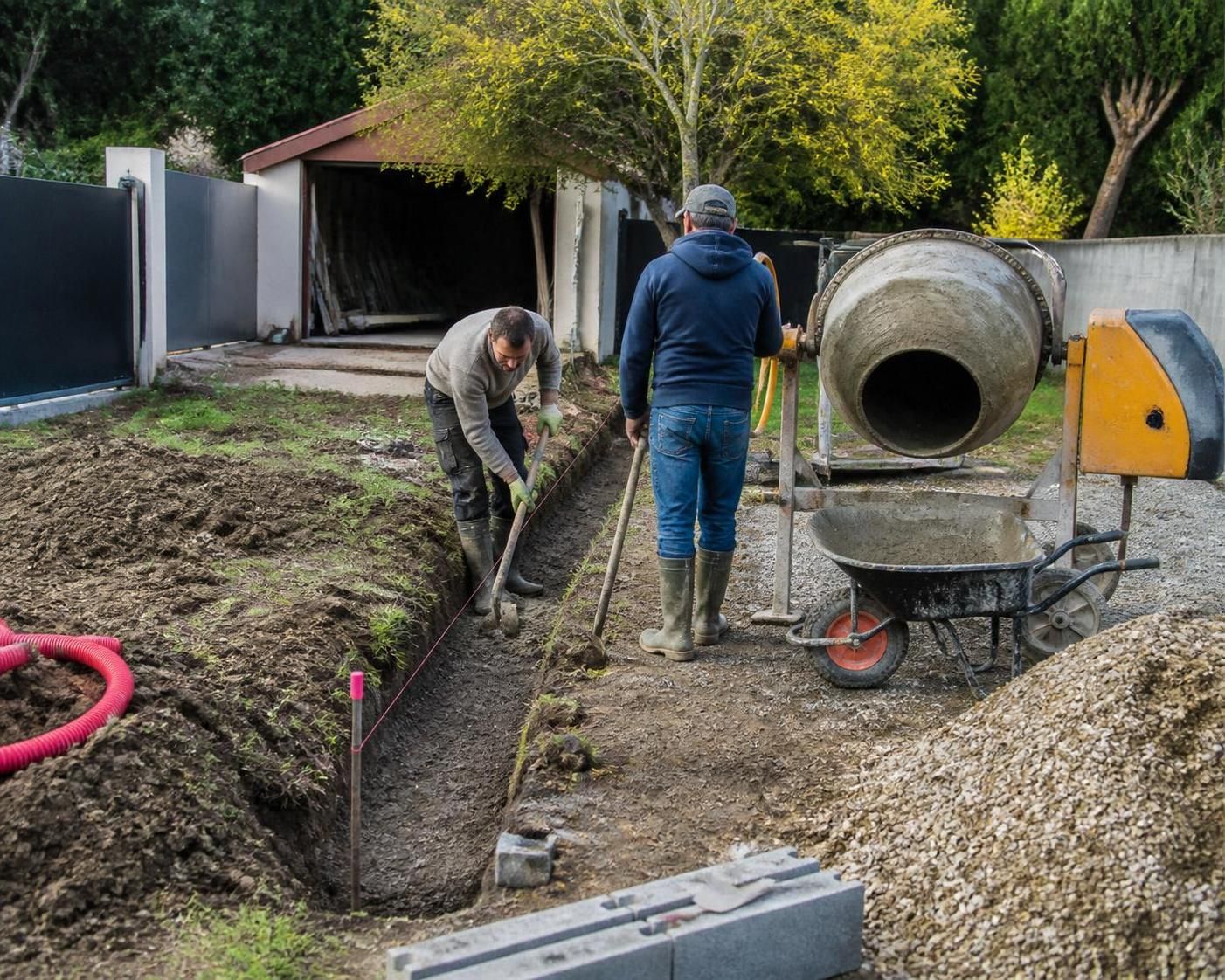 découvrez les 4 étapes essentielles pour construire une fondation solide pour un muret de 60 cm de hauteur en 2026. guide pratique et conseils pour réussir votre projet.