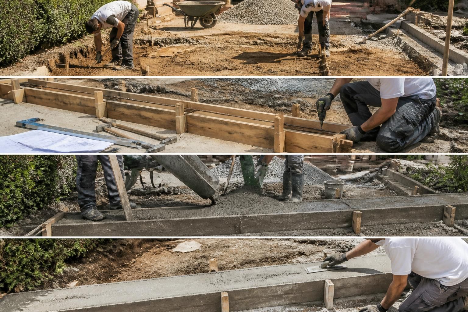 découvrez les 4 étapes essentielles pour construire une fondation solide pour un muret de 60 cm de hauteur en 2026. guide pratique et conseils indispensables.