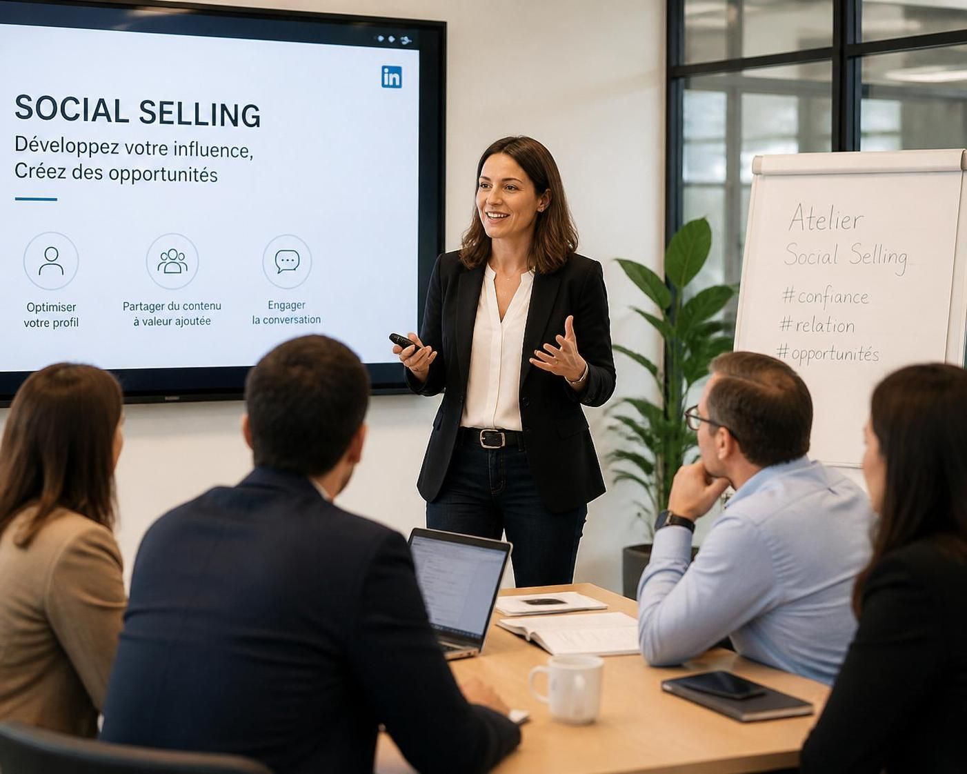découvrez la formation social selling d'emmanuelle petiau pour maîtriser linkedin et développer efficacement votre réseau professionnel. boostez votre présence en ligne et vos opportunités business.
