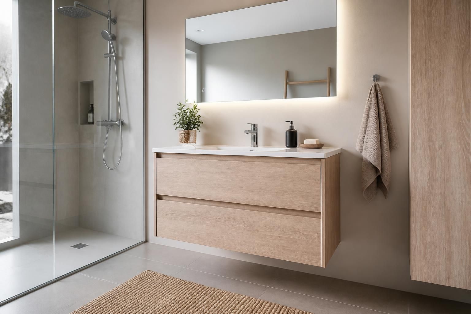 découvrez la hauteur idéale pour installer un meuble de salle de bain suspendu avec vasque en 2026, alliant confort et design moderne pour un espace optimisé.