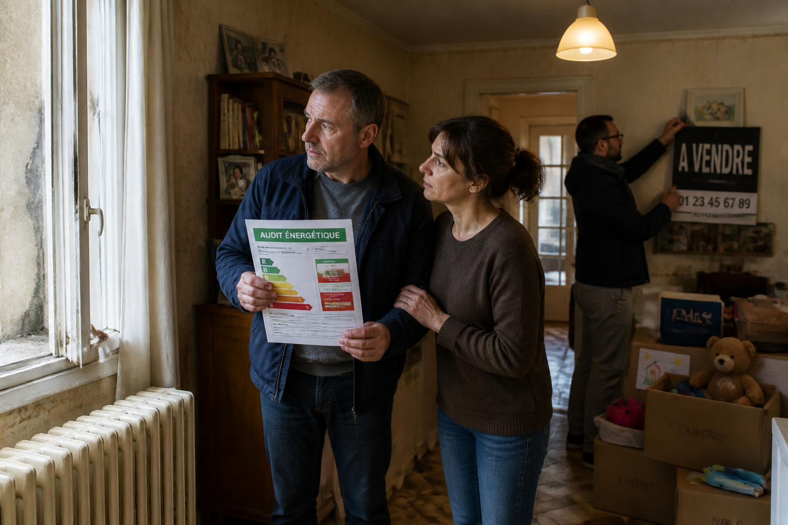 DPE F pour vendre une maison : conséquences et options possibles